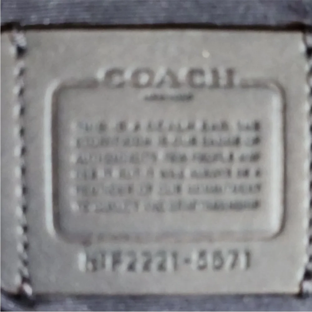 Coach Tan Backpack with Signature Monogram - Picture 3 of 12